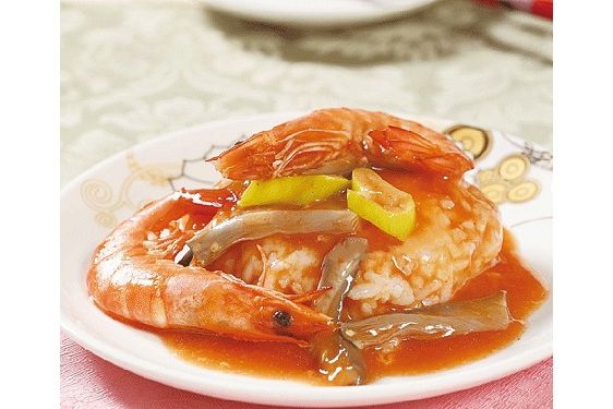 蝦菇蓋澆飯 蝦菇蓋澆飯