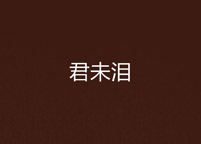 君未淚 君未淚