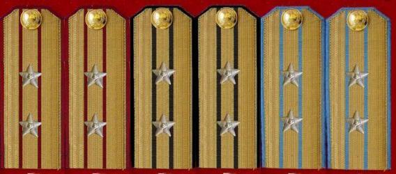 陸海空軍中校常服肩章(1955-1965)
