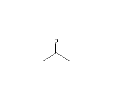 67-64-1分子結構圖
