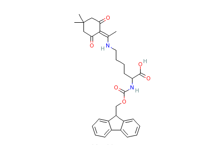 N-Fmoc-N\x27-[1-（4,4-二甲基-2,6-二氧代環己亞基）乙基]-D-賴氨酸