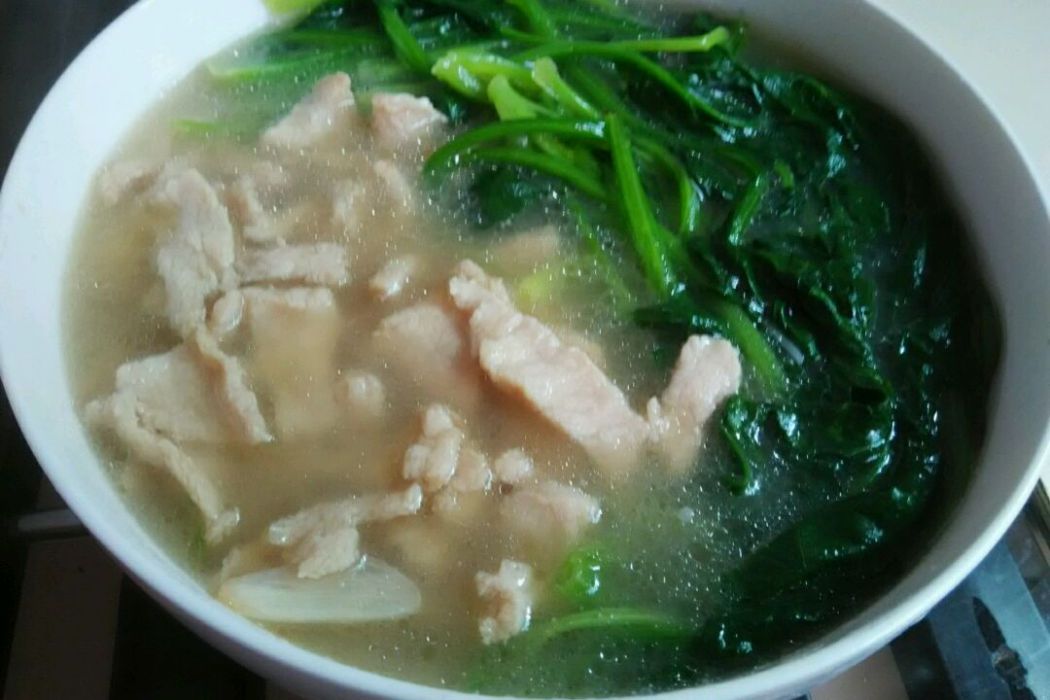 瘦肉菠菜湯 瘦肉菠菜湯