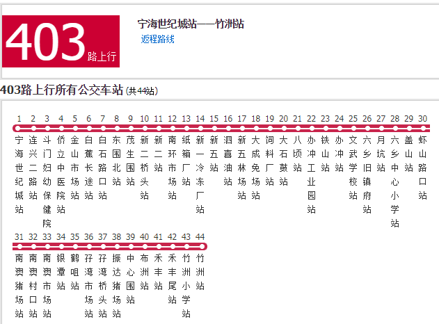 珠海公交403路 珠海公交403路
