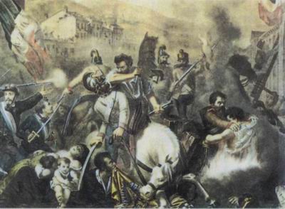 1848年，義大利首先爆發了反抗奧地利的起義