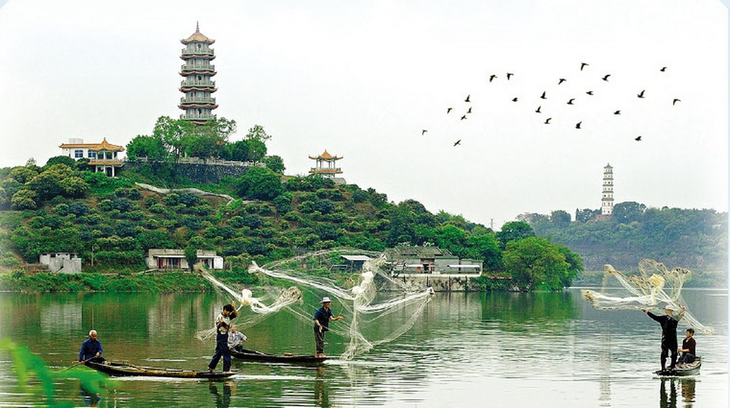 增江畫廊——鳳塔與雁塔