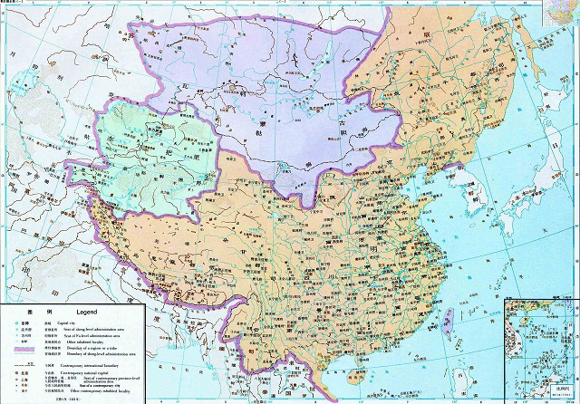 明成祖時期（1402年－1424年）明朝疆域