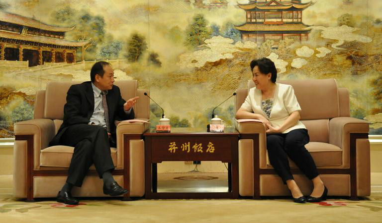 市委常委、統戰部長劉海芸會見美中國際商會