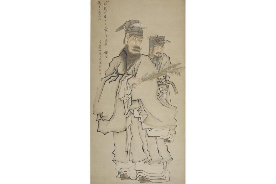 鐘馗(任伯年創作國畫作品) 鐘馗(任伯年創作國畫作品)