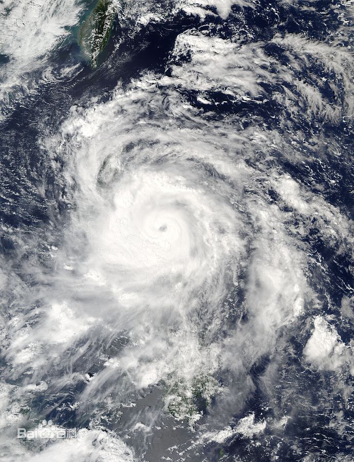 超強颱風莎莉嘉 衛星雲圖