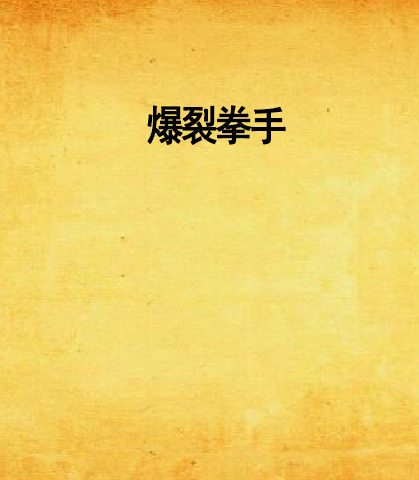 爆裂拳手(小說) 爆裂拳手(小說)