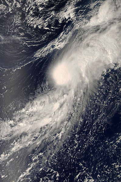 強熱帶風暴巴蓬衛星雲圖