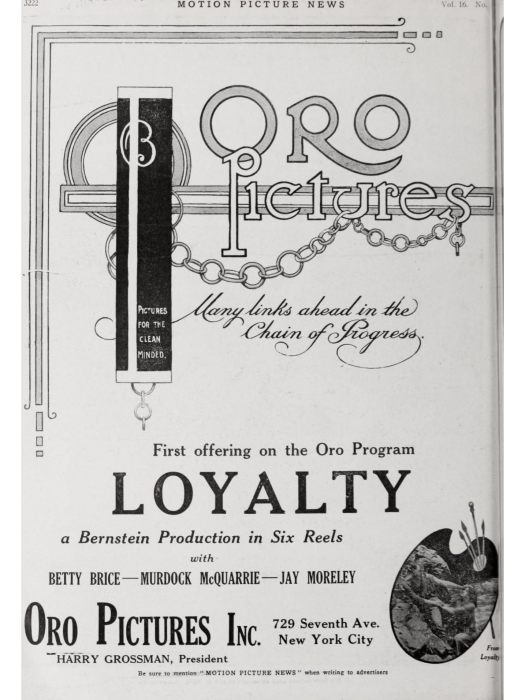 Loyalty(美國1917年Jack Pratt執導的電影) Loyalty(美國1917年Jack Pratt執導的電影)