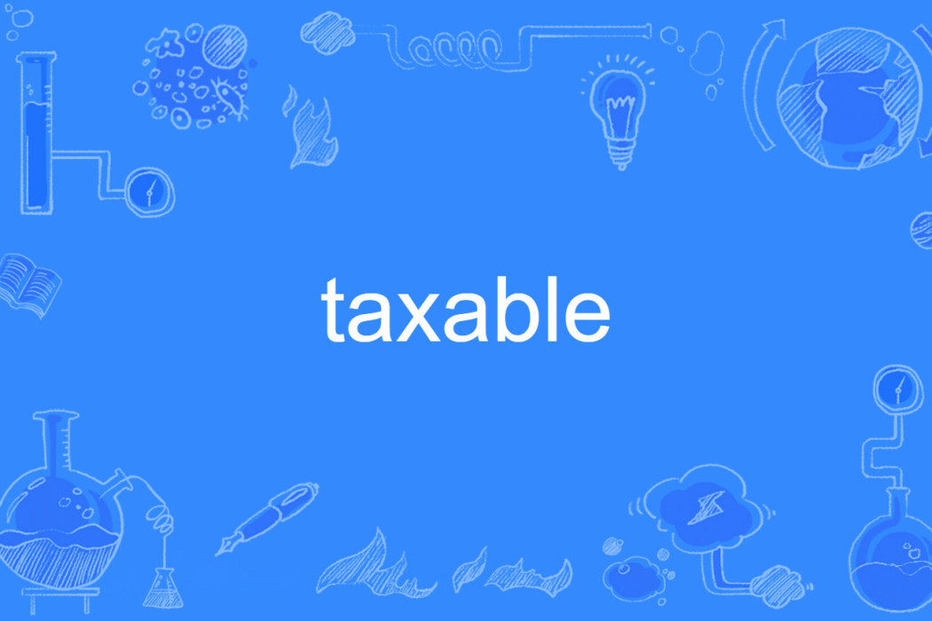 taxable taxable