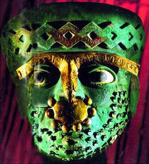 西潘王墓 面具