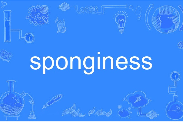 sponginess sponginess