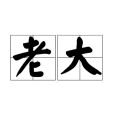 老大(漢語辭彙) 老大(漢語辭彙)