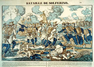 索爾費里諾戰役-1859年版畫