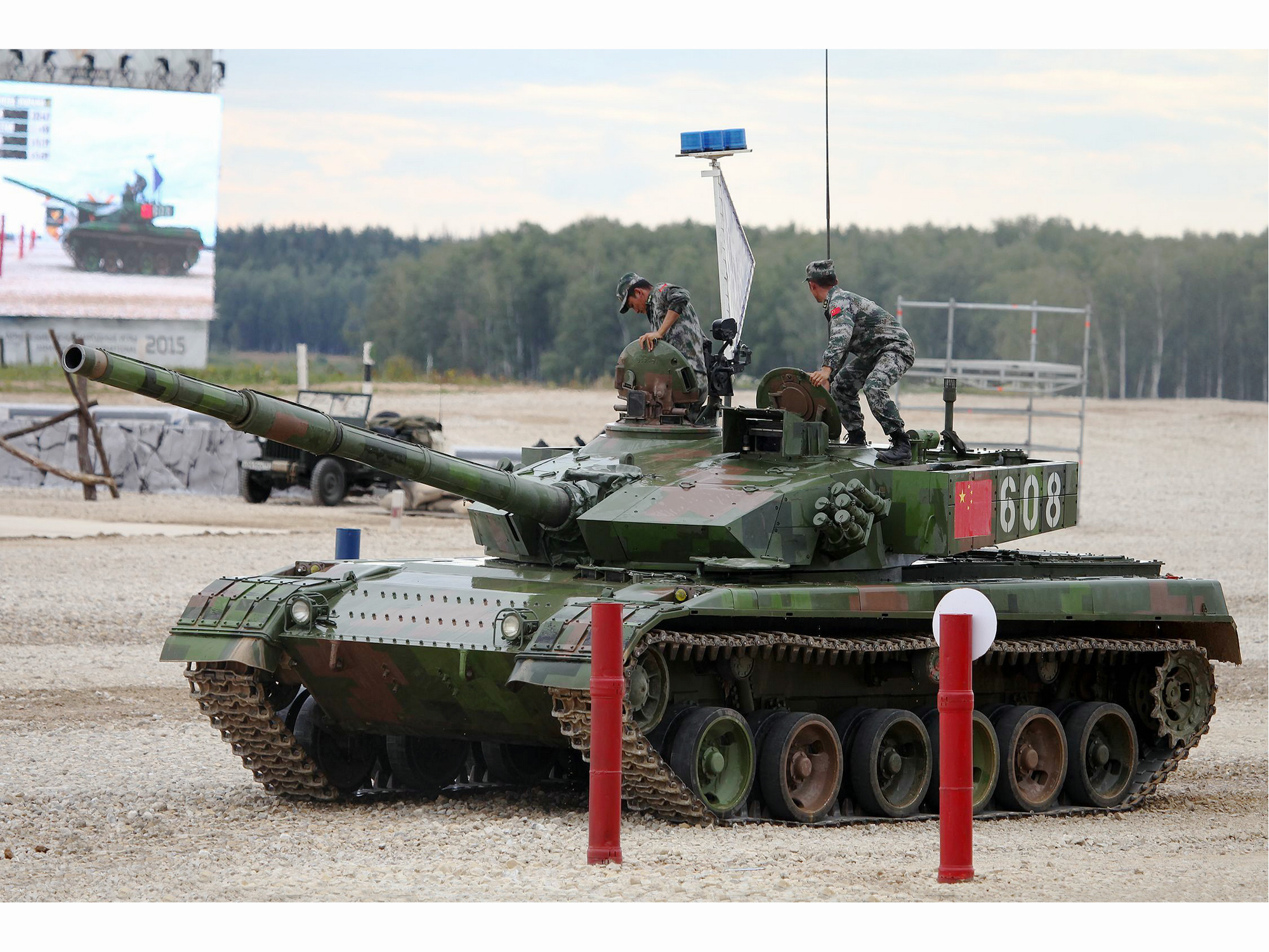 參加國際競賽的96A式主戰坦克