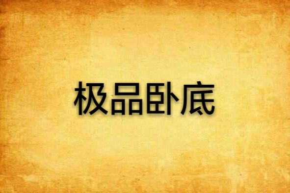 極品臥底 極品臥底