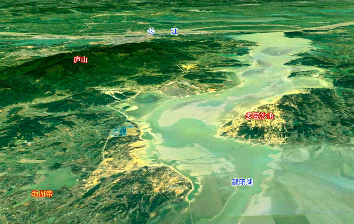 江西九江都昌縣被鄱陽湖三面包圍，為何有片沙漠？