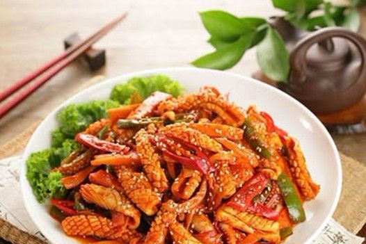 醬爆魷魚卷 醬爆魷魚卷