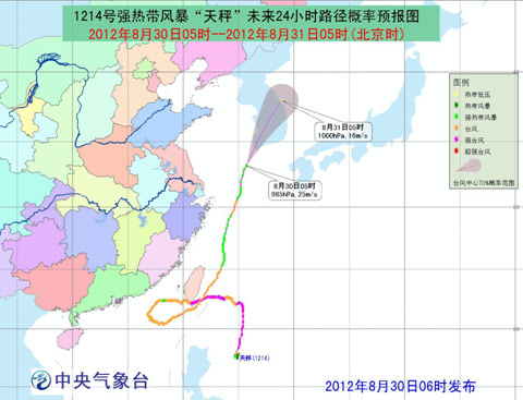 颱風“天秤”路徑圖