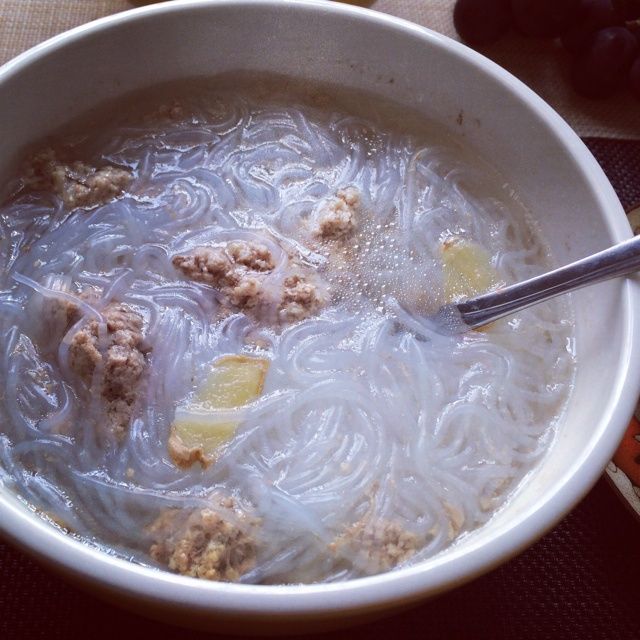 肉沫冬粉湯 肉沫冬粉湯
