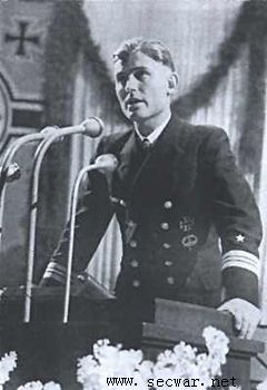 海軍上尉施普克於1941年2月在柏林講演