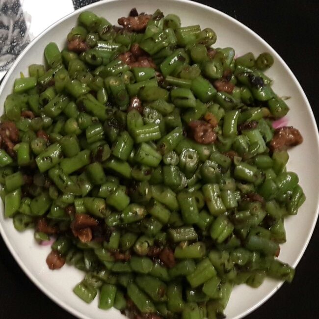 肉末橄欖豆角 肉末橄欖豆角