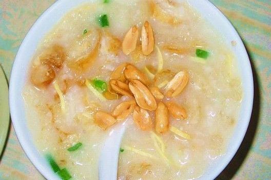 海蜇雞子粥