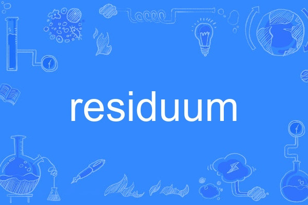 residuum residuum