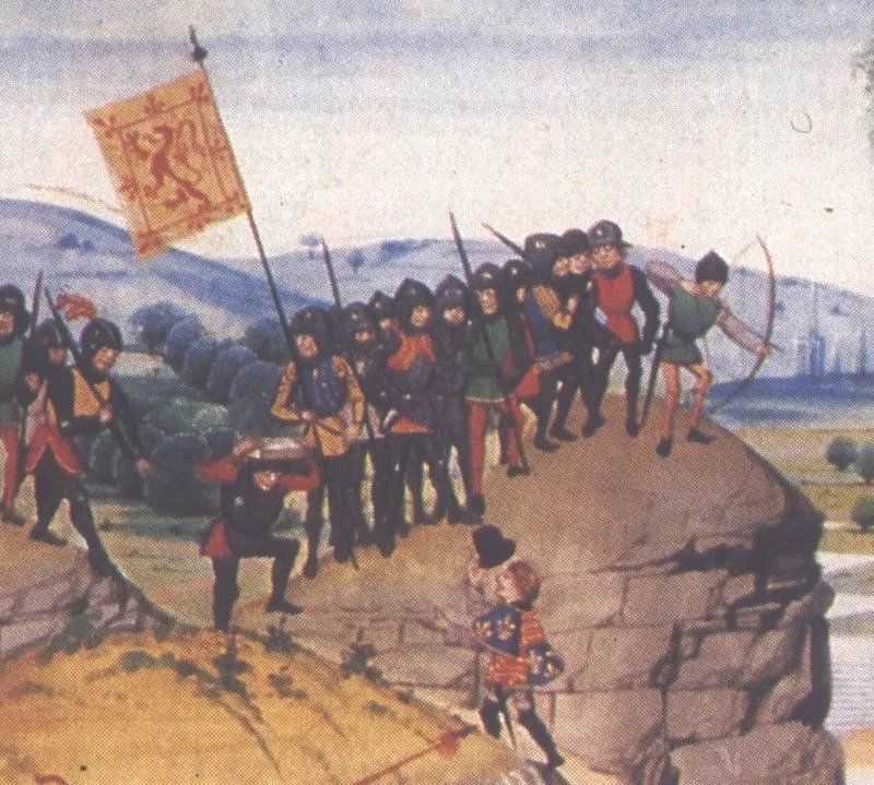 蘇格蘭軍隊的加入 大大改善了蘭開斯特人的處境