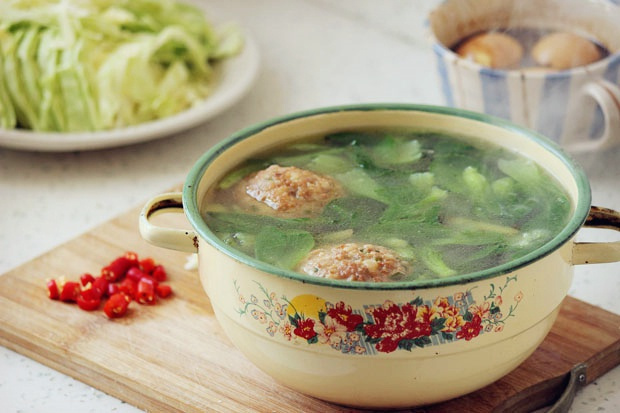 獅子頭青菜湯 獅子頭青菜湯