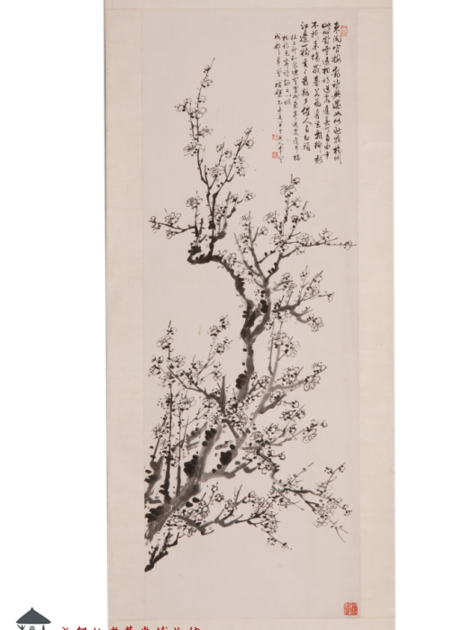 梅花圖(現代陳半丁創作繪畫) 梅花圖(現代陳半丁創作繪畫)