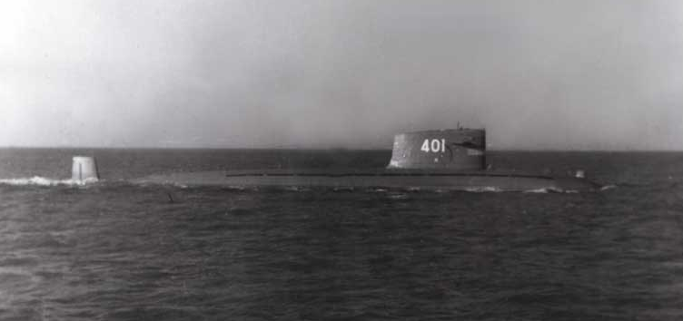 091型攻擊核潛艇401艇首次海上訓練