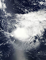 熱帶風暴艾達  衛星雲圖