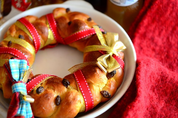 聖誕花環麵包
