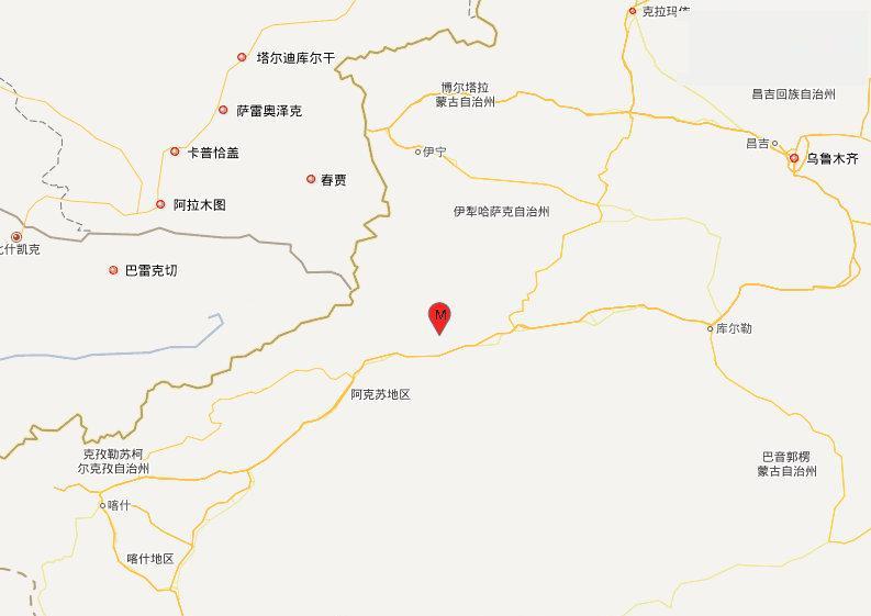 12·5拜城地震 12·5拜城地震