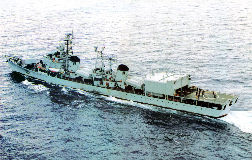 1987年進行了大改裝的105艦