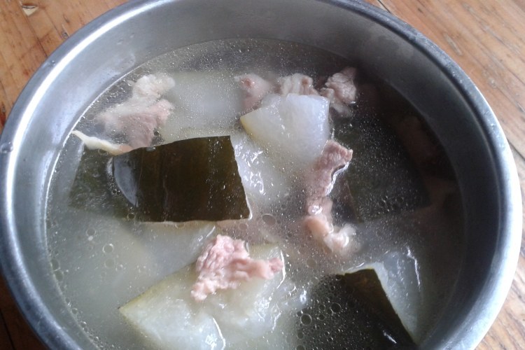 冬瓜碎肉湯 冬瓜碎肉湯
