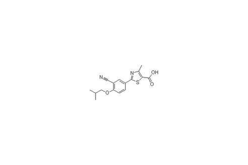 非布索坦(2-[3-氰基-4-異丁氧基苯基]-4-甲基噻唑-5-甲酸)