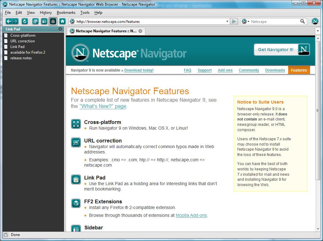 網景導航者(Netscape Navigator)