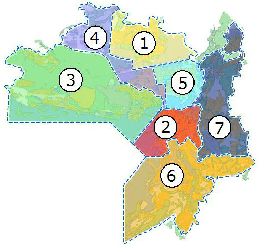 喀山市地域劃分