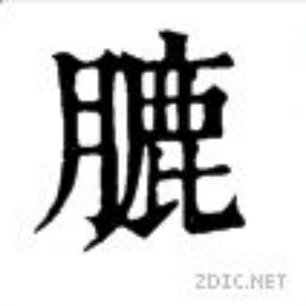 膔 膔