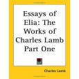 Essays of Elia Essays of Elia