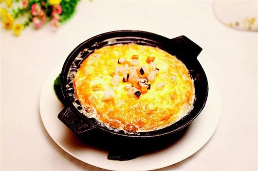 鐵鍋蛋(三鮮鐵鍋烤蛋)