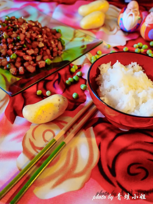 彩豆雞丁 彩豆雞丁