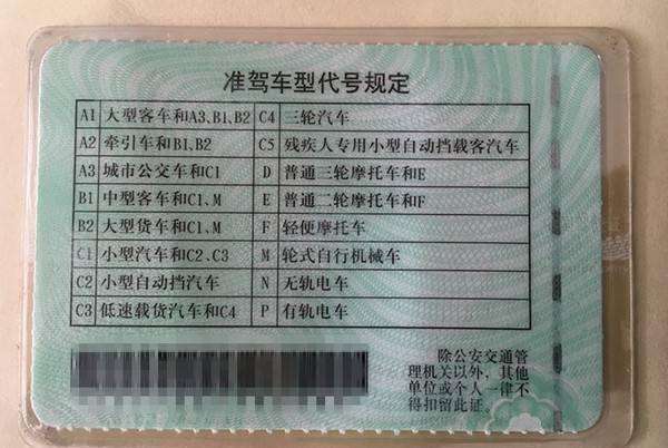 F駕駛證 F駕駛證