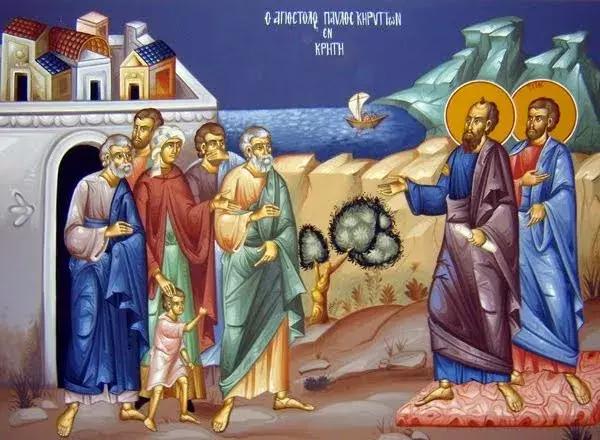 東正教聖畫中的聖提多形象