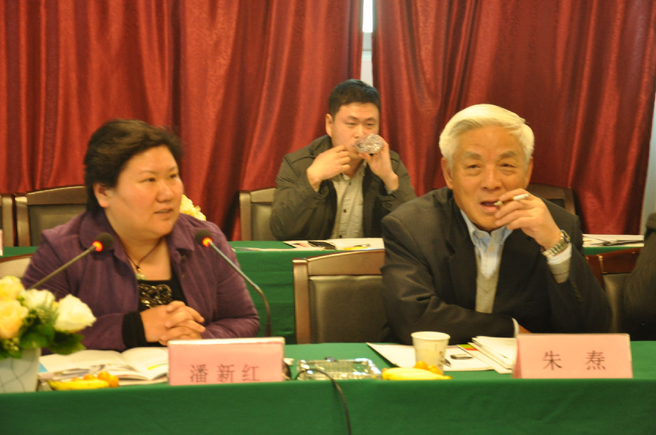 中國工業設計協會會長朱燾到協會視察座談。